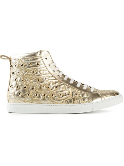 versace all gold shoes|versace vanitas shoes.